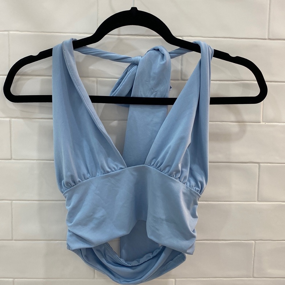 Blue low cut